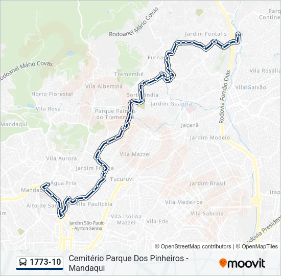 1773-10 Bus Line Map