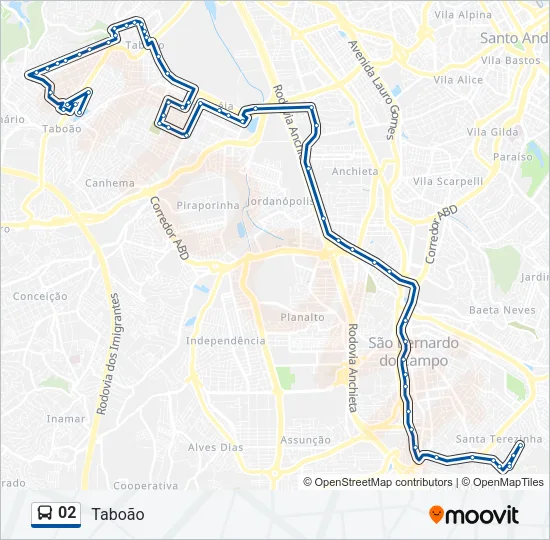 02 Bus Line Map