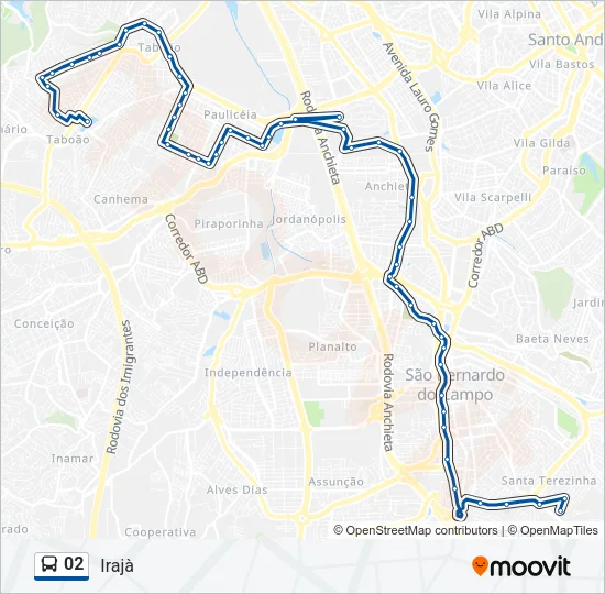 02 Bus Line Map