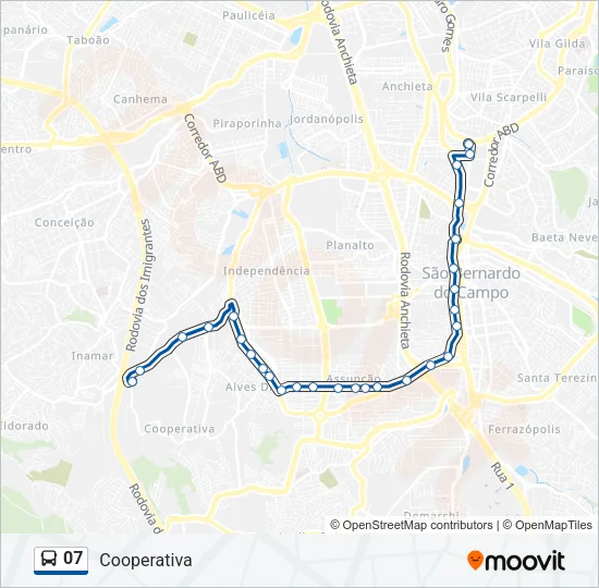 07 Bus Line Map