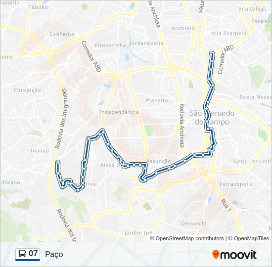 07 Bus Line Map