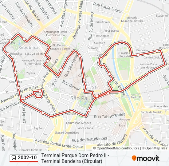 2002-10 Bus Line Map