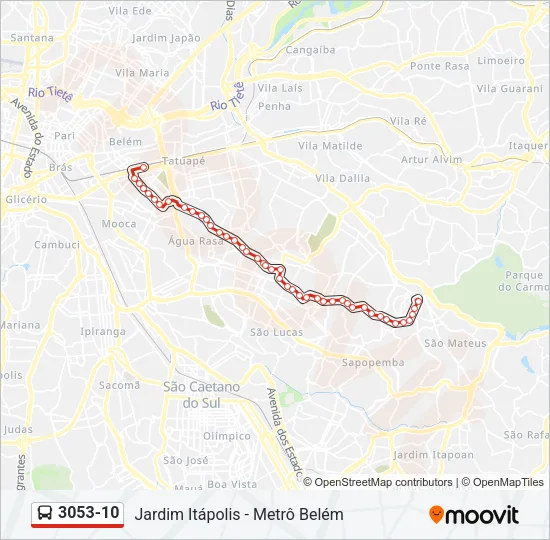 3053-10 Bus Line Map