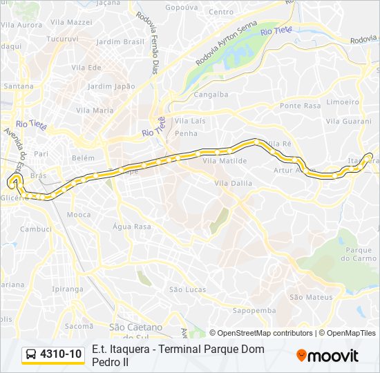 4310-10 bus Line Map