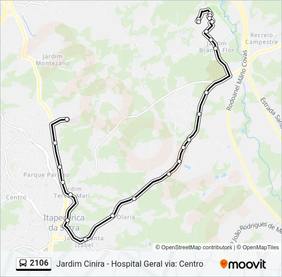 2106 Bus Line Map