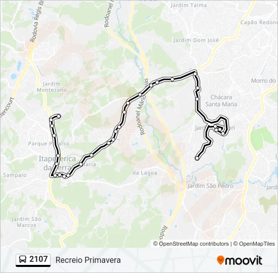 2107 Bus Line Map