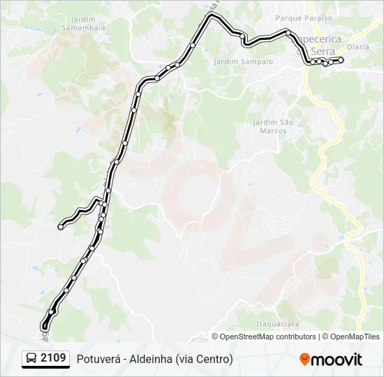 2109 Bus Line Map