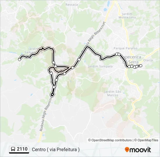 2110 Bus Line Map