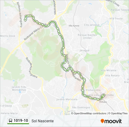 1019-10 Bus Line Map