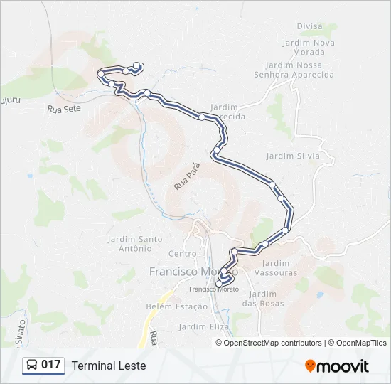 017 Bus Line Map