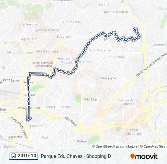 2010-10 Bus Line Map