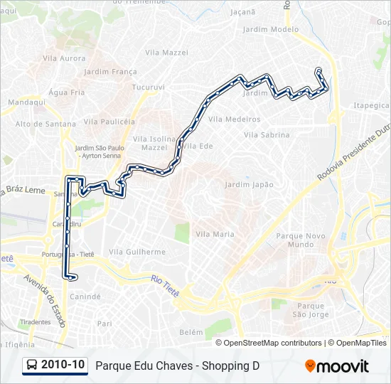 2010-10 Bus Line Map
