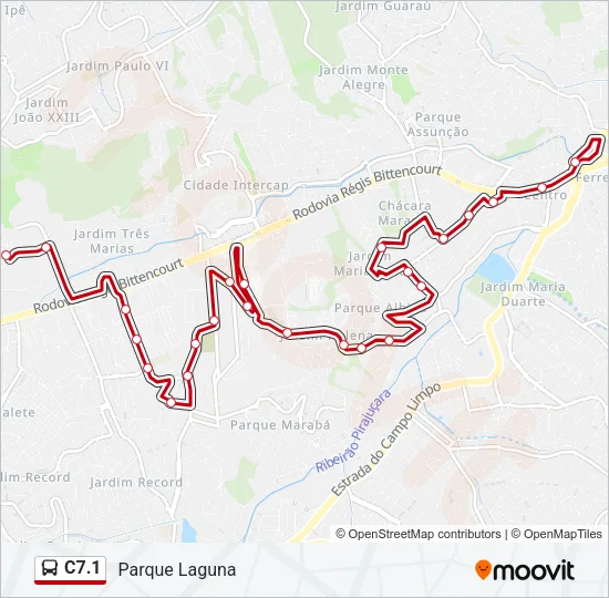 C7.1 Bus Line Map
