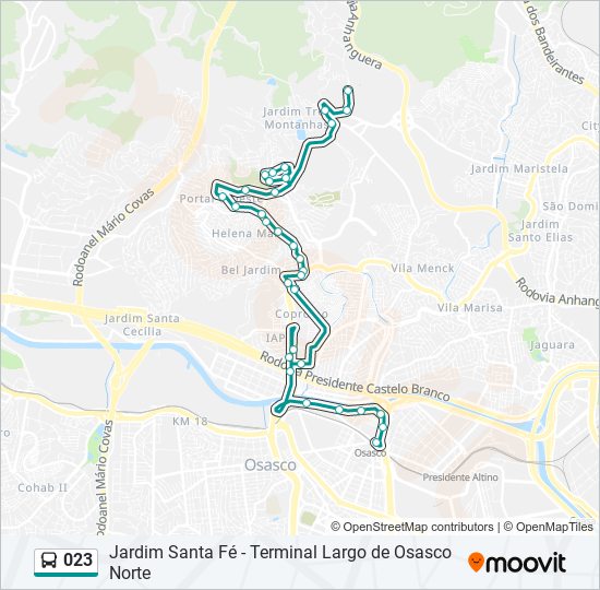 023 bus Line Map