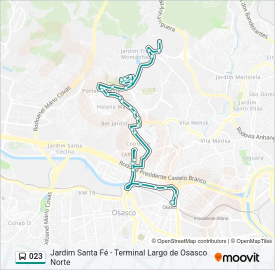 023 Bus Line Map