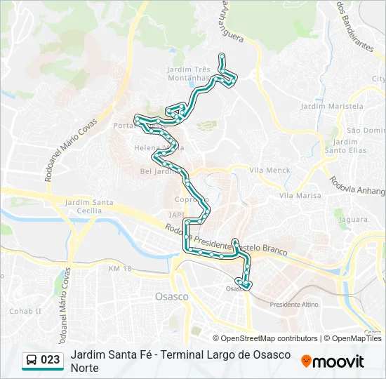 023 Bus Line Map