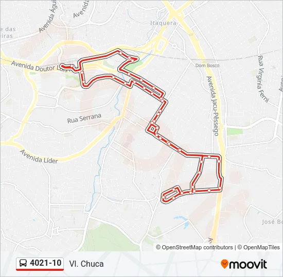 4021-10 Bus Line Map
