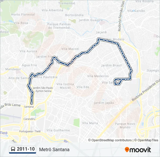 2011-10 Bus Line Map