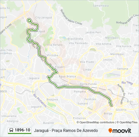 1896-10 Bus Line Map