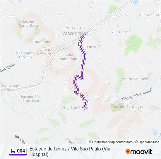 004 Bus Line Map