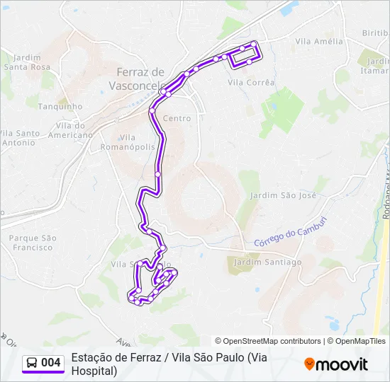 004 Bus Line Map