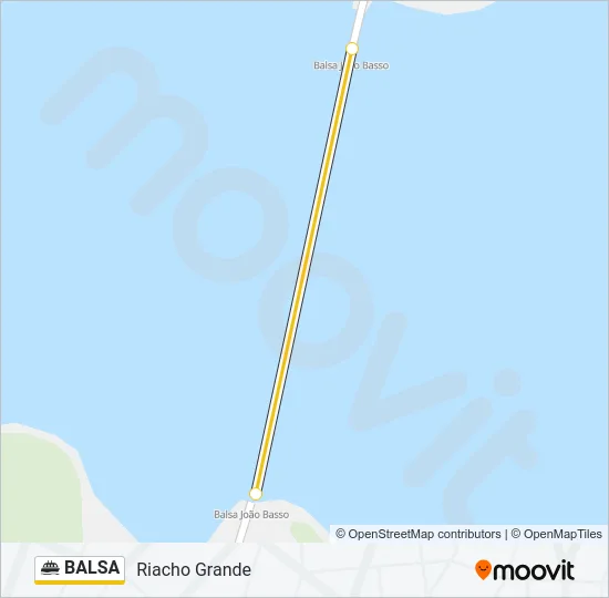 BALSA Ferry Line Map