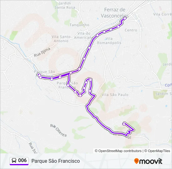 006 Bus Line Map