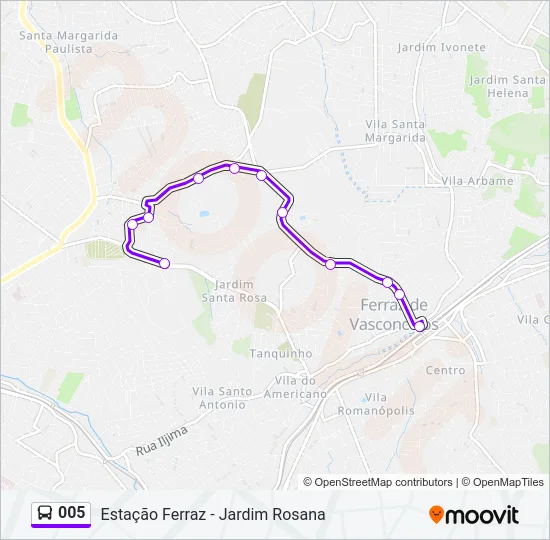 005 Bus Line Map