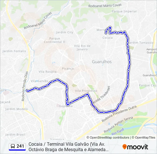 241  Line Map