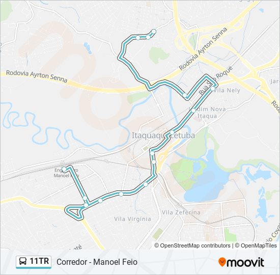 11TR bus Line Map