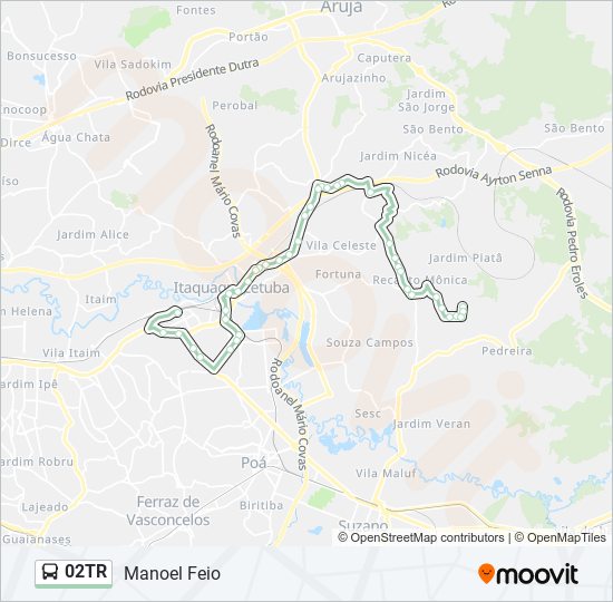 02TR bus Line Map