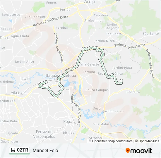 02TR Bus Line Map