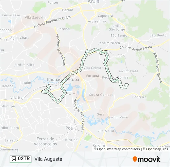 02TR Bus Line Map