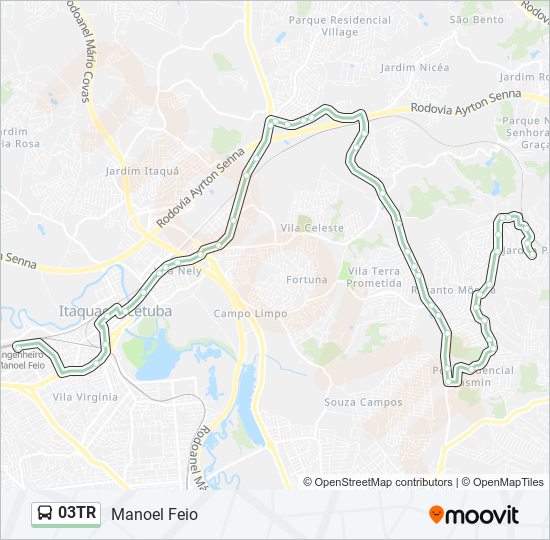 03TR bus Line Map