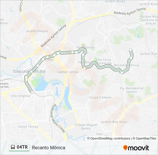 04TR Bus Line Map