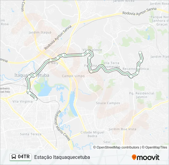 04TR Bus Line Map