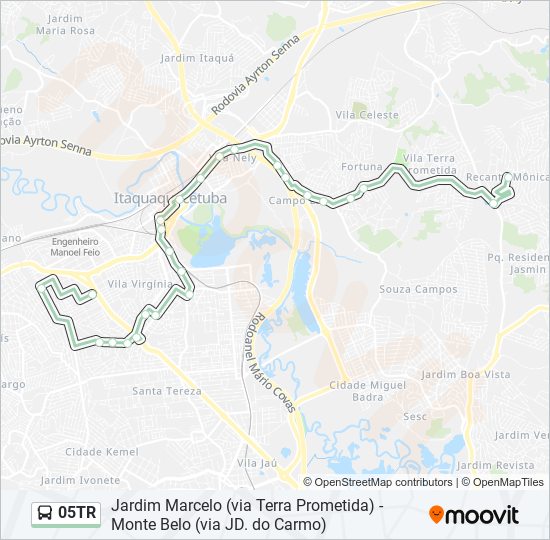 05TR bus Line Map