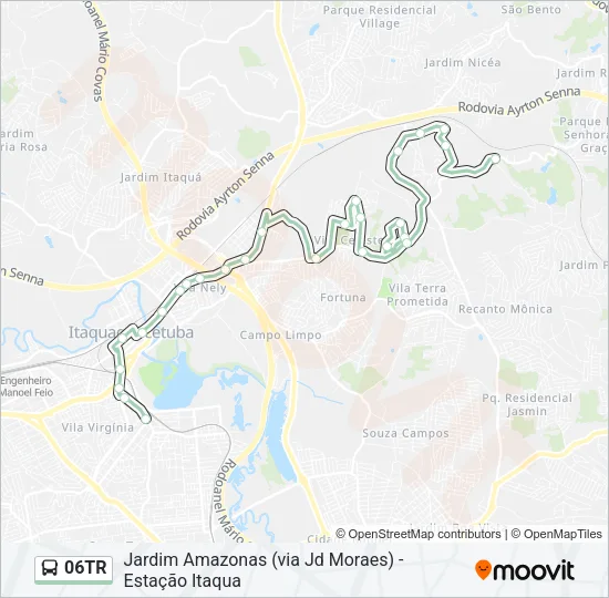 06TR Bus Line Map