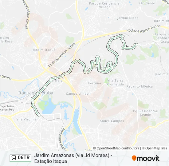 06TR Bus Line Map