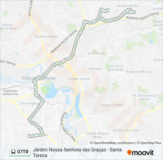 07TR Bus Line Map