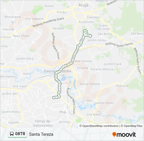 08TR Bus Line Map