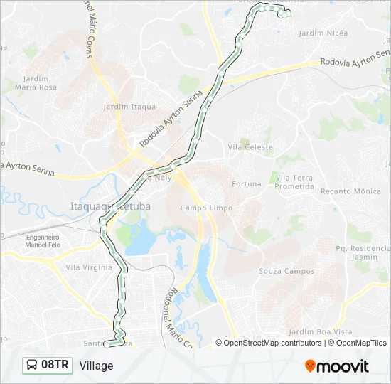 08TR Bus Line Map