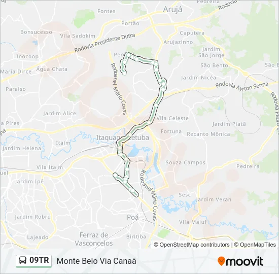 09TR Bus Line Map