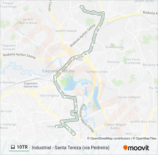 10TR Bus Line Map