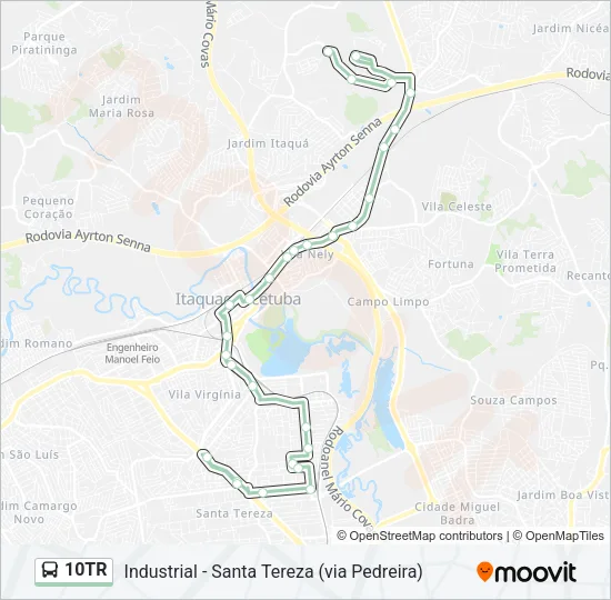 10TR Bus Line Map