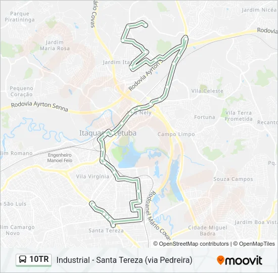 10TR Bus Line Map
