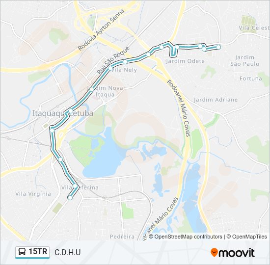 15TR bus Line Map