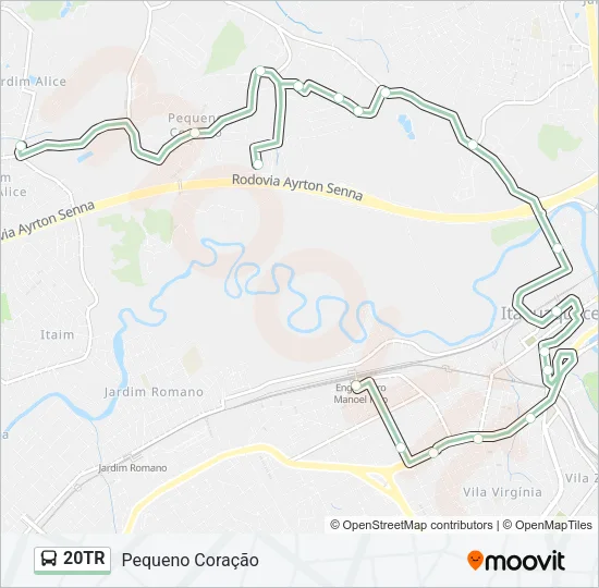 20TR Bus Line Map