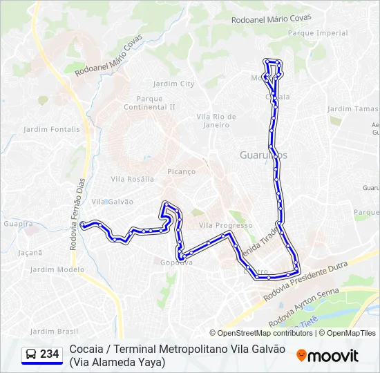 234  Line Map