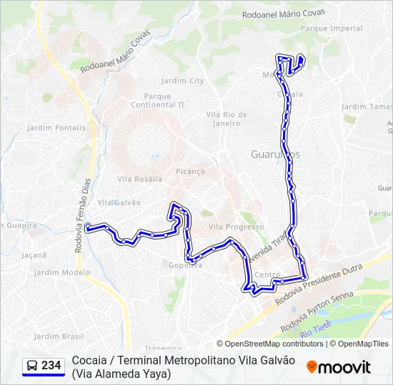 234  Line Map